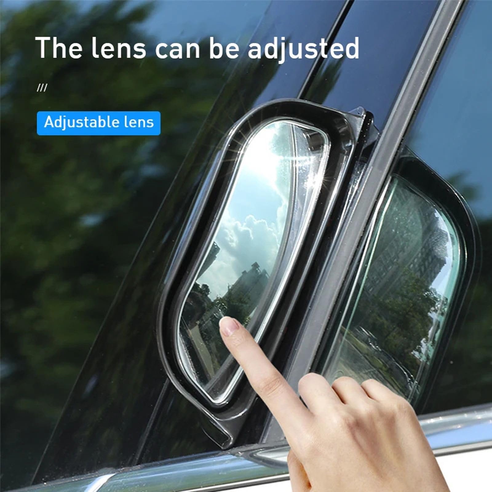Espejo retrovisor Universal para automóvil Gran Angular Asientos de la Segunda Fila Espejo retrovisor Espejos de Punto Ciego