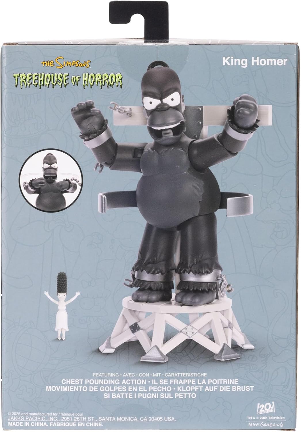 The Simpsons Action Figures 5" Premium Homer with Mini Marge