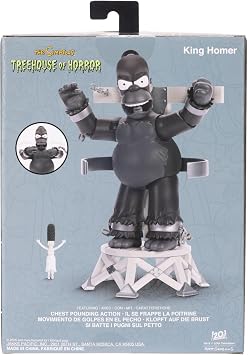 The Simpsons Action Figures 5 Premium Homer with Mini Marge