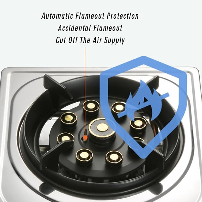 Estufa de Gas de Un Puesto, Diseño de Mesa, 24566 BTU miniatura 5