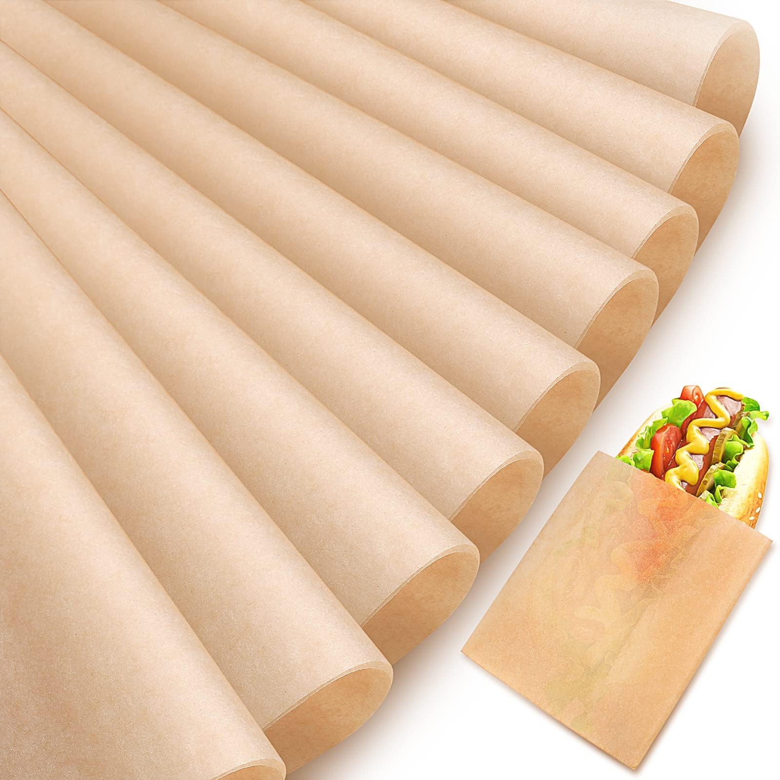 meekoo 250 Pcs 30 x 20 Inch Acid Free Archival Tissue Paper Unbuffered Interleaving No Acid Paper for Clothes Textiles Linens Books Photo Jewelry Presents Wrap Storage