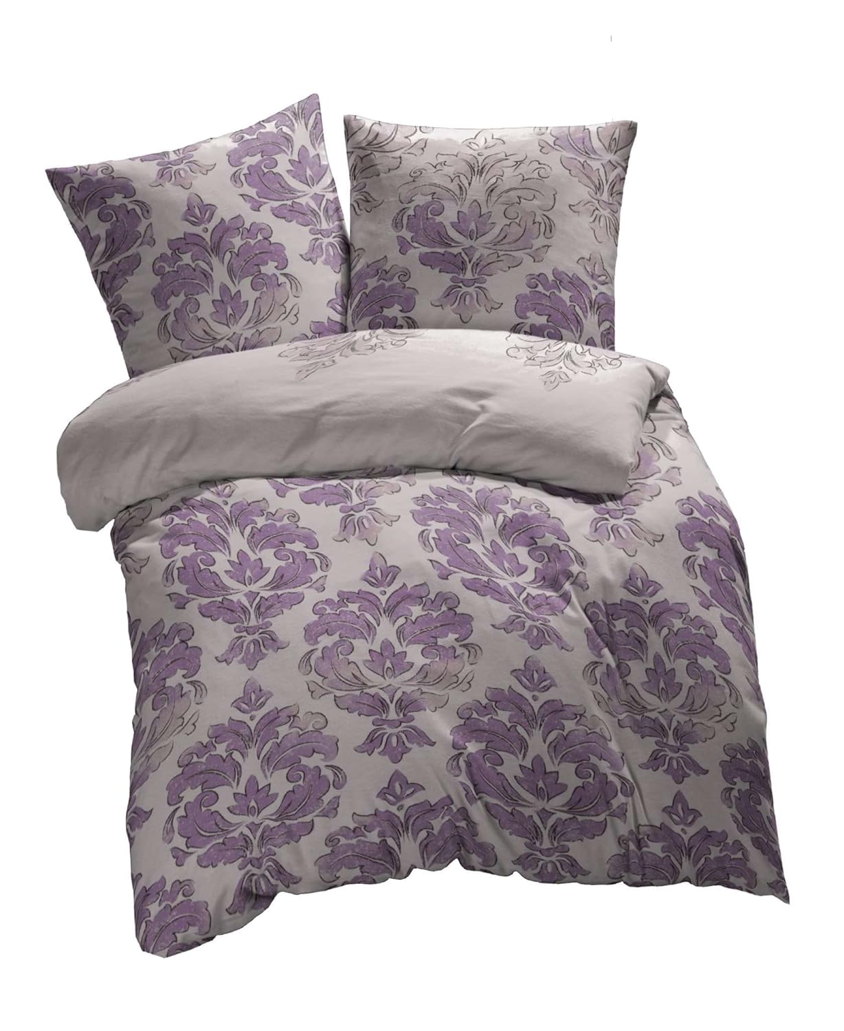 etérea Microfibre Bed Linen Duvet Cover – Super Soft Microfibre & Easy to Clean – Lola Checked and Timeless – Blue, 2 Pieces 135 x 200 cm + 80 x 80…