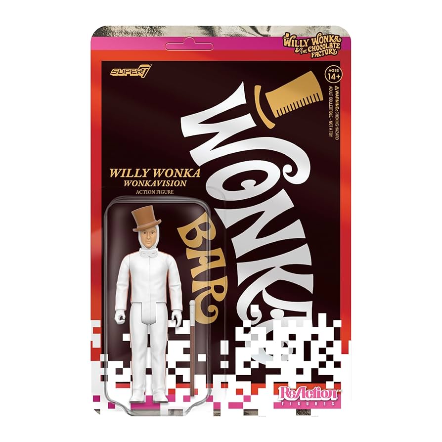 トップス 760 HappilyDying of Chocolate ErikaOller Super7 Willy Wonka and The Chocolate Factory - 3.75