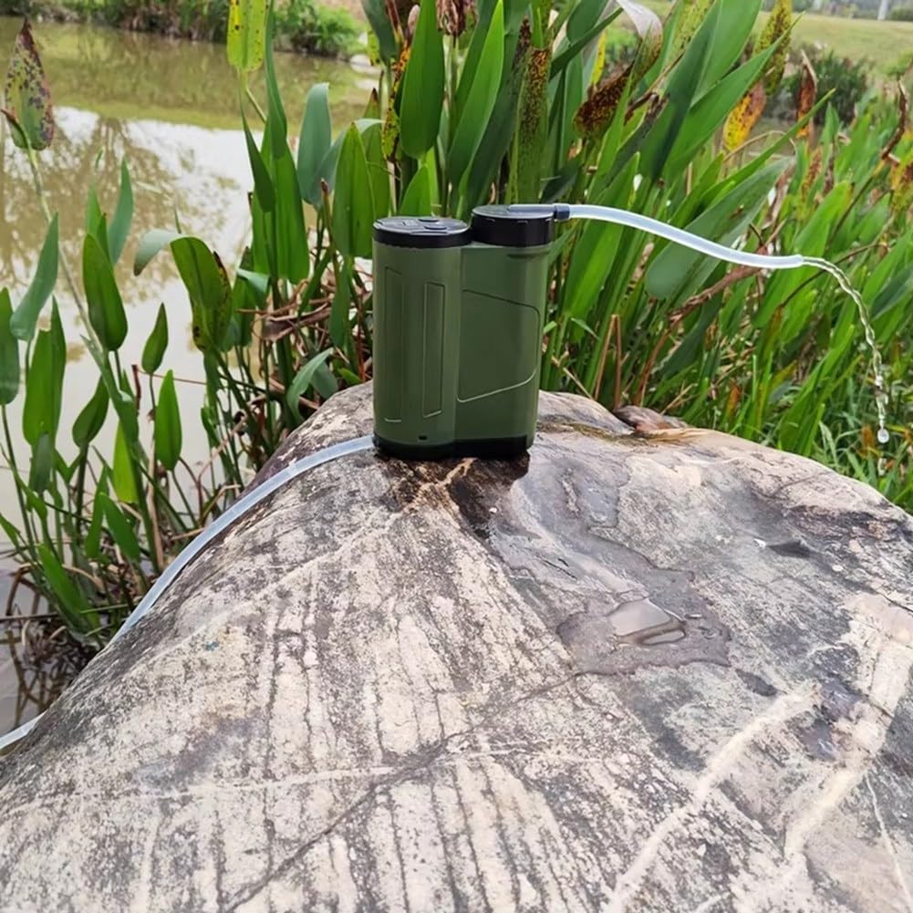 Pajita con Filtro de Agua Personal para Camping, Senderismo y Emergencias - Purificador de Agua Eléctrico Portátil para Exteriores