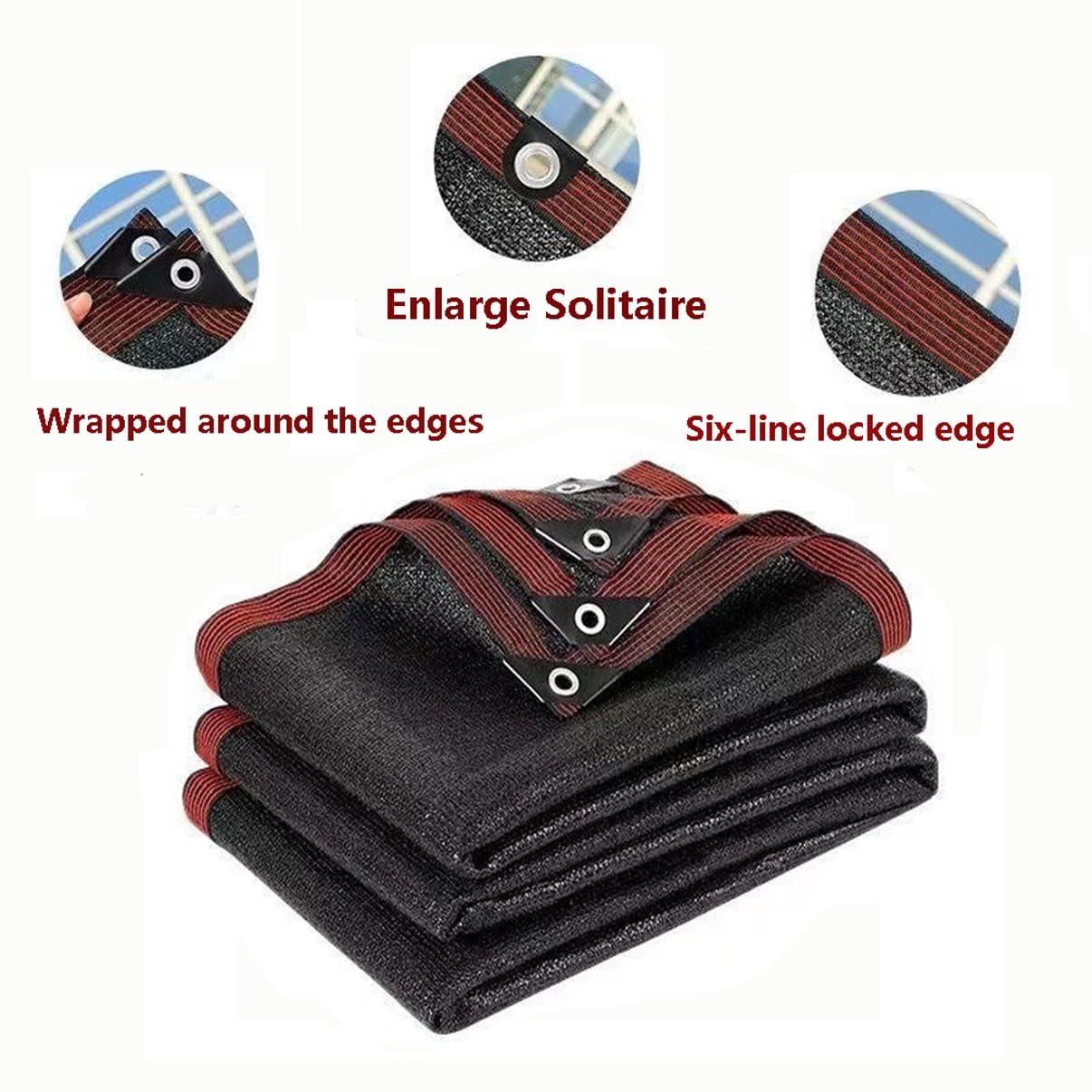 Cubierta de Red de Hoja para Piscina, Red Hoja para Piscina Rectangular, Malla Fina para Piscina,Red de Estanque para Cubrir para Mantener Las Hojas Fuera de tu Piscina(5x8m(16.4x26.2ft))