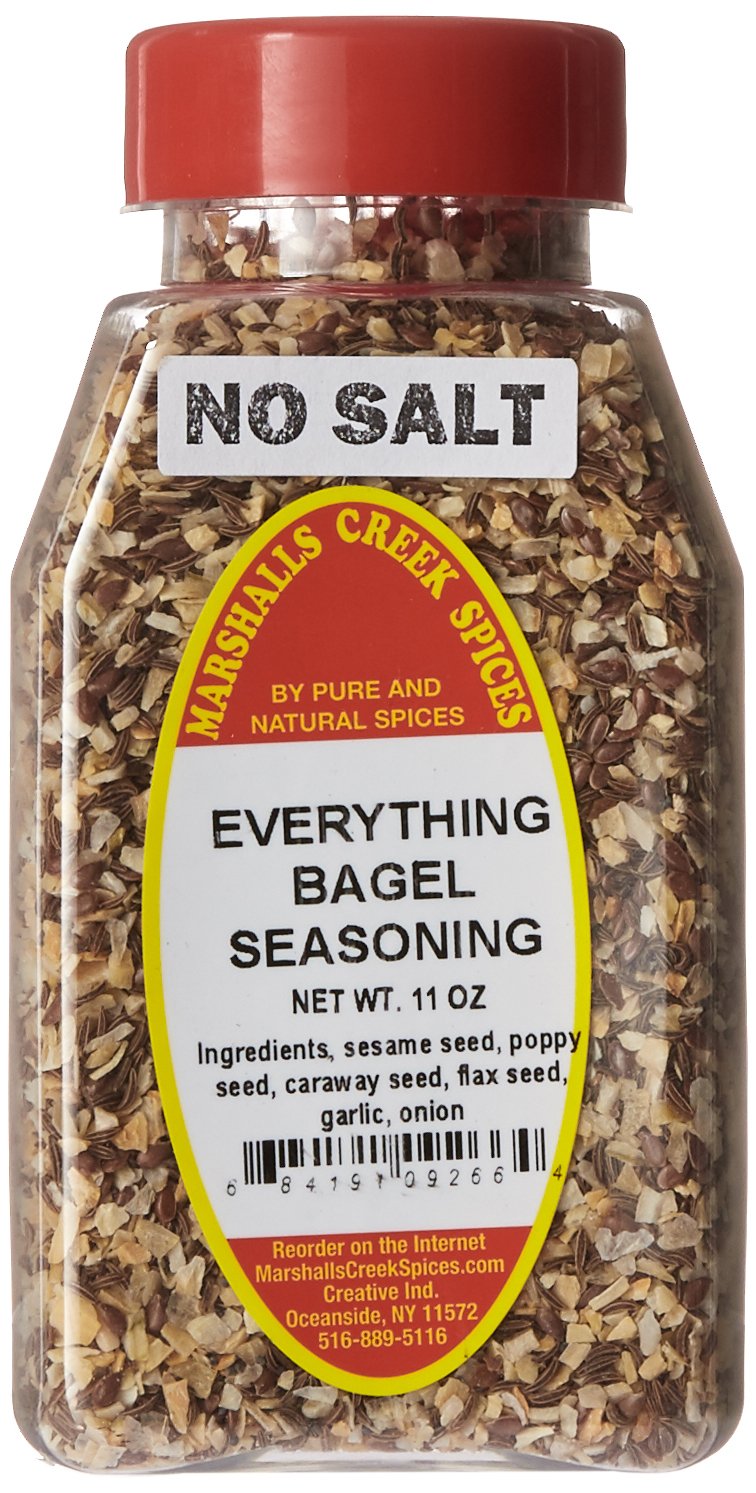 Marshall’s Creek Spices Everything Bagel Seasoning with No Salt, 11 Ounce