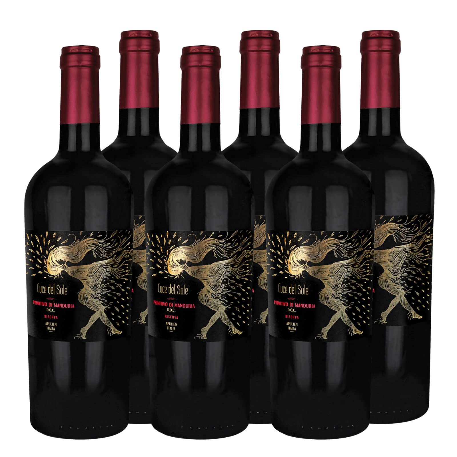 Primitivo di Manduria DOC Riserva "Luce del Sole" Rotwein Apulien trocken (6 x 0.75l)