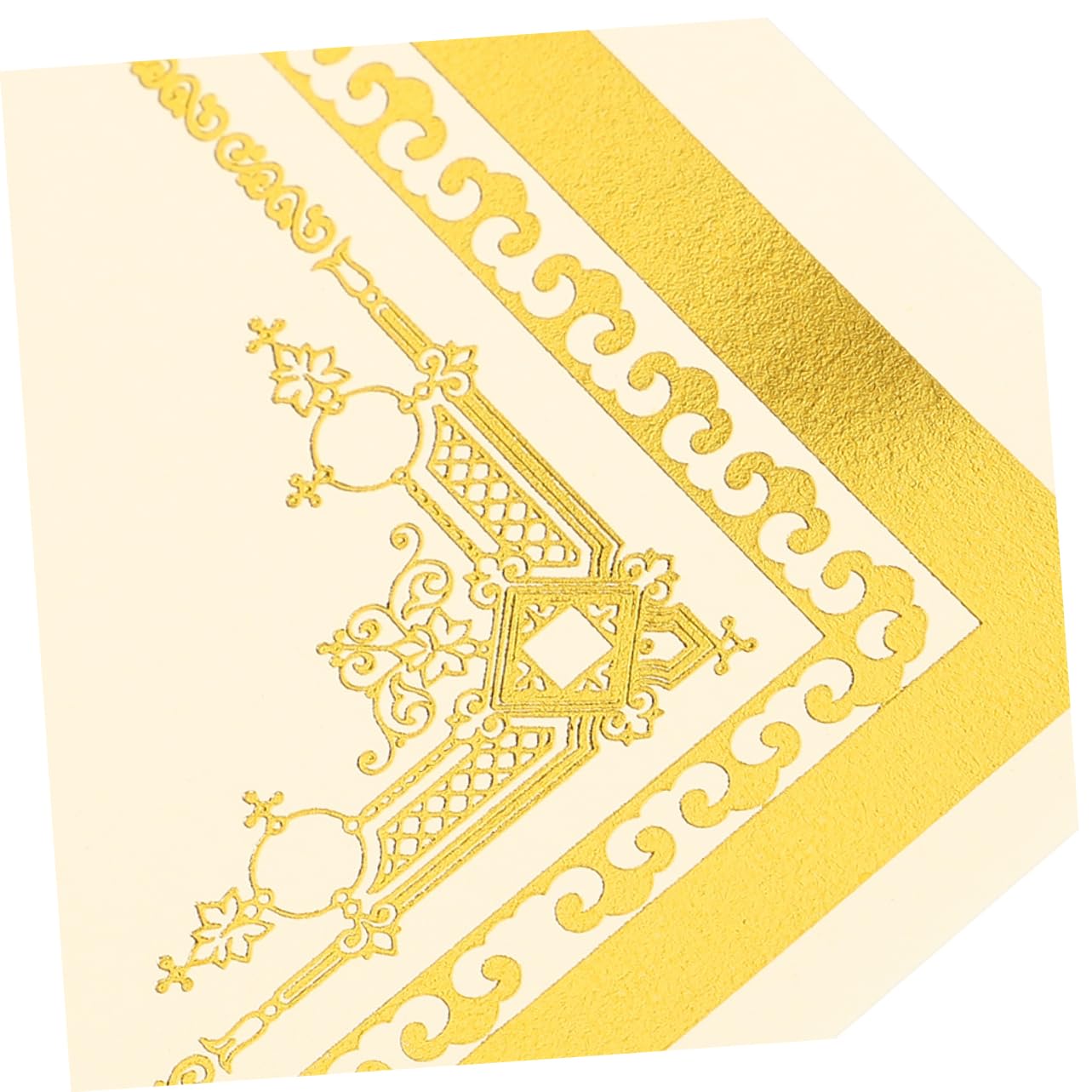 35 Stück A4 Urkundenpapier Goldfolienprägung Liniertes Blanko Zertifikatspapier Beschreibbar für Auszeichnungen und Diplome