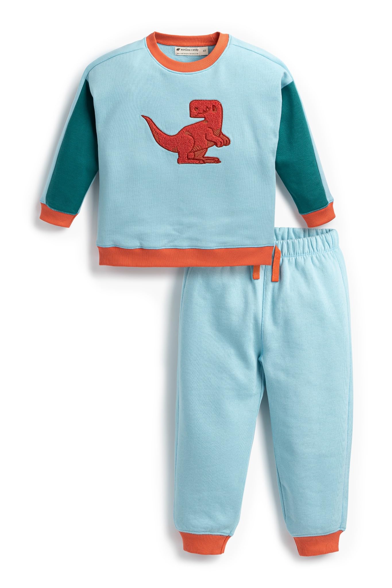 monica + andy unisex-child Organic Sporty Sweatsuit