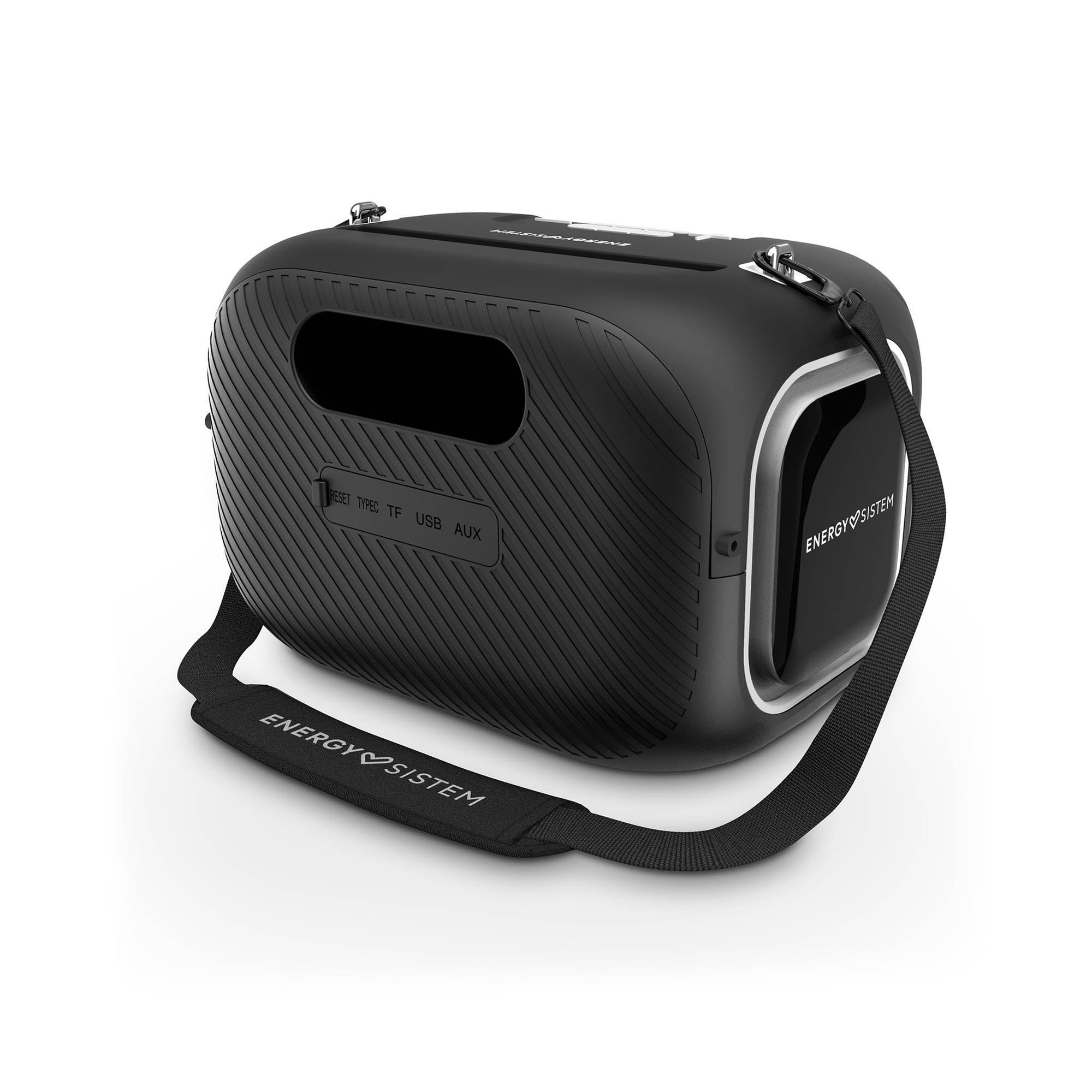 Energy Sistem Karaoke Star Party Altavoz Bluetooth Portatil con 2 Microfonos Inalambricos 50W Luces LED IPX4 MP3 USB/MicroSD Infantil y Adultos para Regalo Niño y Niña