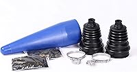 FLEXXBOOT FB3000K Small Shaft Universal CV Boot Kit - 2 Boots + 1 Cone, No Axle Removal Needed