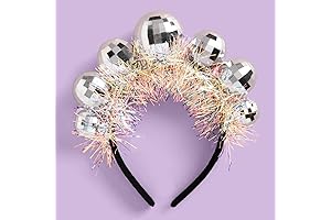 Disco Ball Headband: Light Up the Night for New Year Celebrations and Birthdays