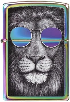 Lion in Sunglasses Zippo Lighter