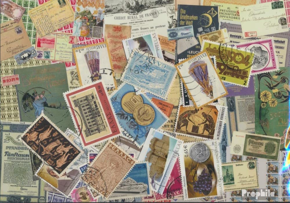 Prophila Collection Greece 25 various stamps (Stamps for collectors), Multicolor