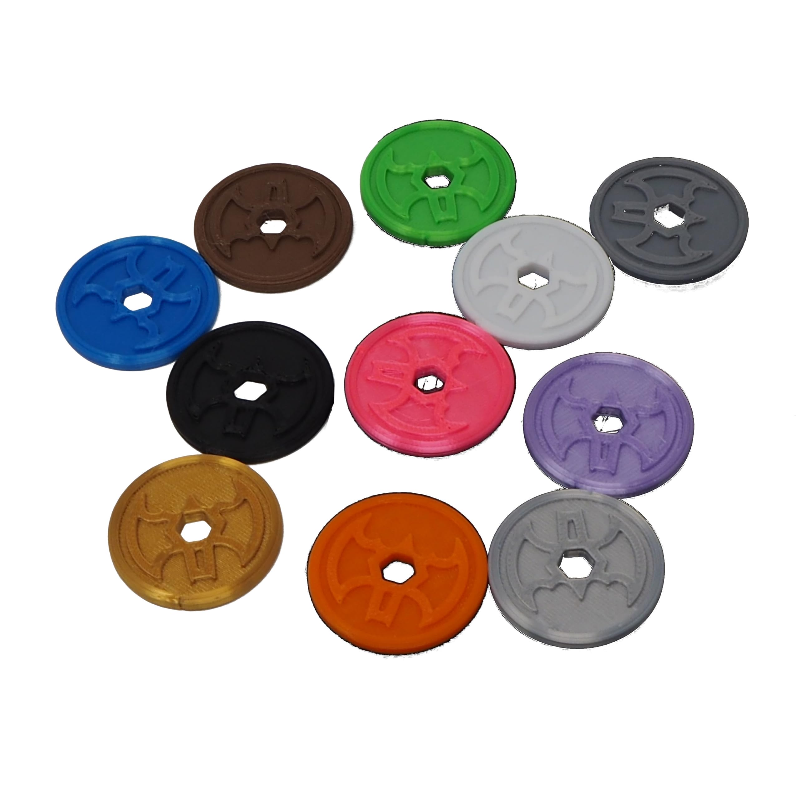 eTech4Us Set of 4 Black Replacement Disc Part for Imaginext Batbot Bat-Tech - Image 4