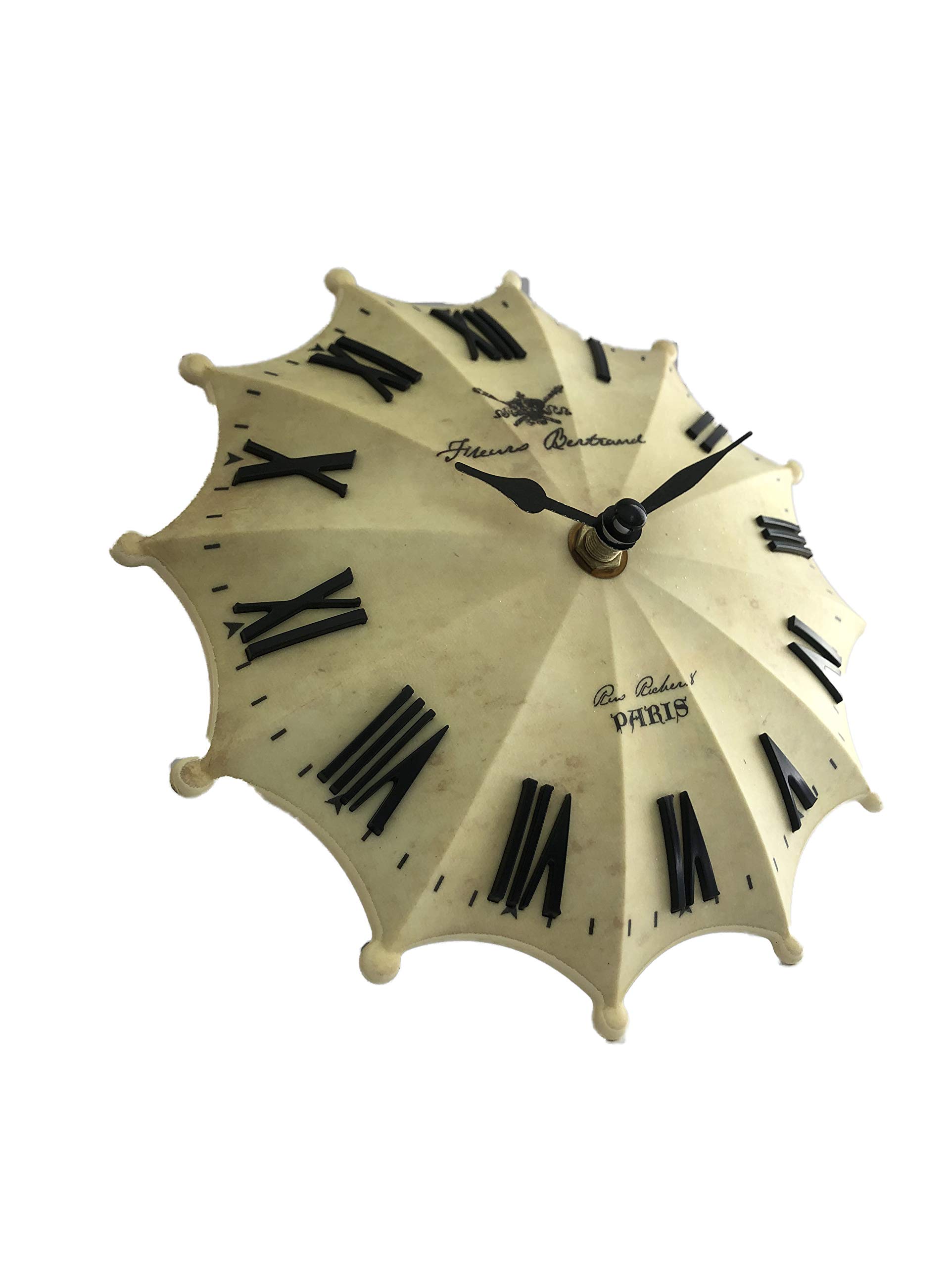DECOHOUSE Reloj Moderno y Original Paraguas Blanco - Regalo Ideal Barato