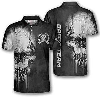 Custom Darts Shirts for Men, Personalized Darts Jerseys for Men, 3D Darts Polo Shirts Size S-5XL