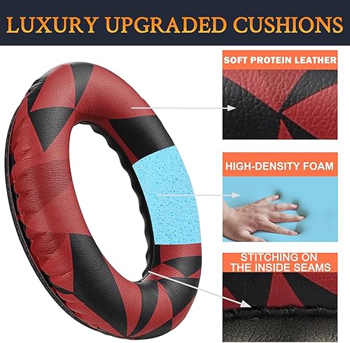 Miniatura 3 de SoloWIT Almohadillas de repuesto para auriculares Bose QuietComfort 35 (QC35) y Quiet Comfort 35 II (QC35 ii), almohadillas para los oídos con piel