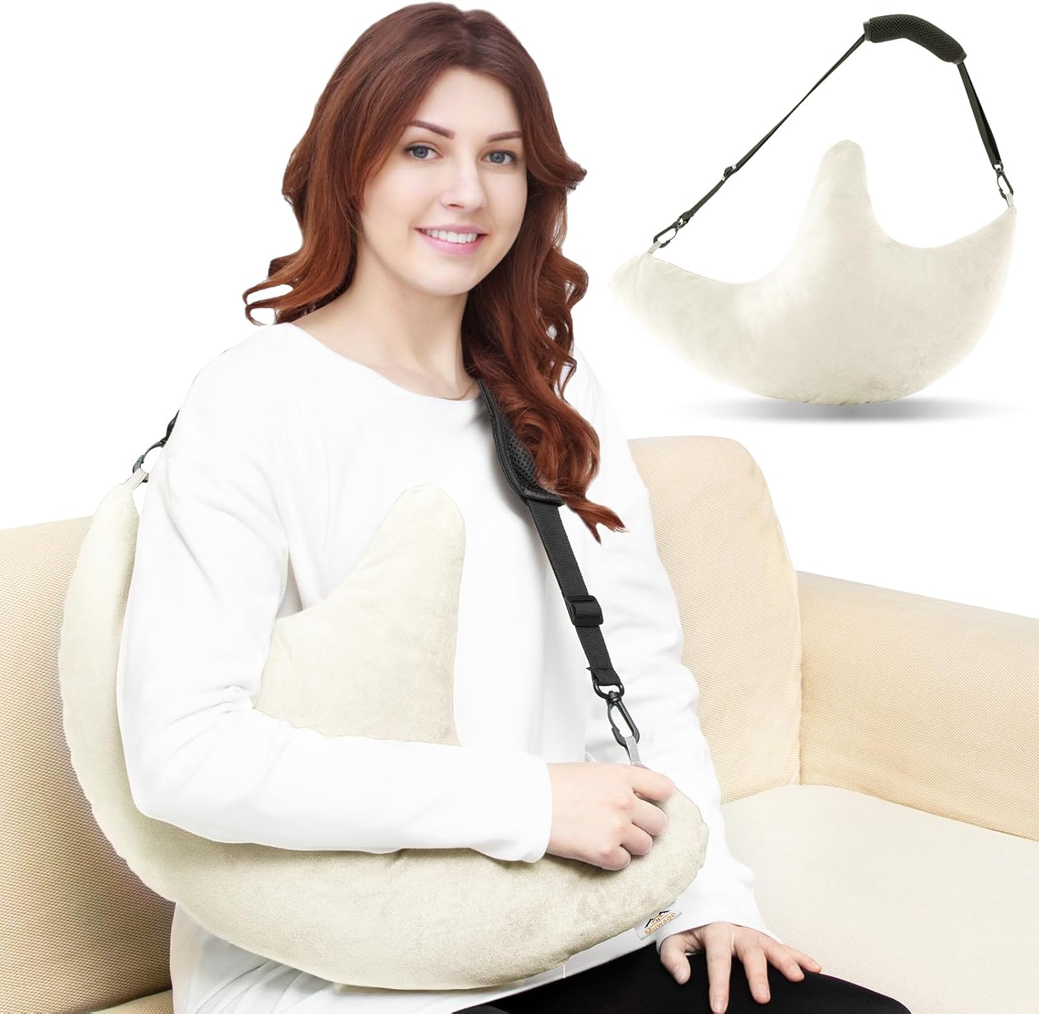 Muwago Shoulder Surgery Pillow, Rotator Cuff Pillow for Neck and Shoulder Pain, Post