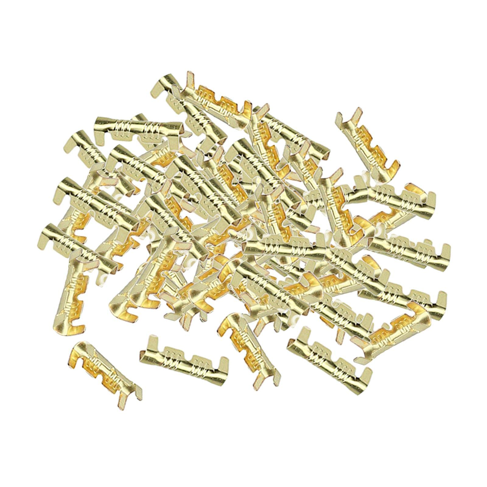 ATORSE™ Brass Crimp Terminals 0.5-1.5Mm Square Wiring Line Tool Small Teeth 50Pcs-image-28