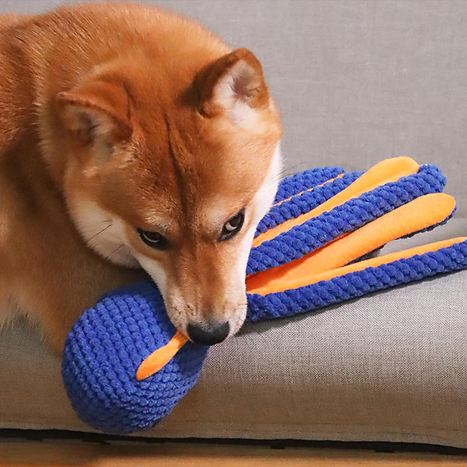 Dog Toys Octopus Plush Dog Toys, Interactive Dog Toys, Bite Resistant Sonic Dog Toys for Small, Medium and Large Dogs, Durable for Aggressive Chewers,A