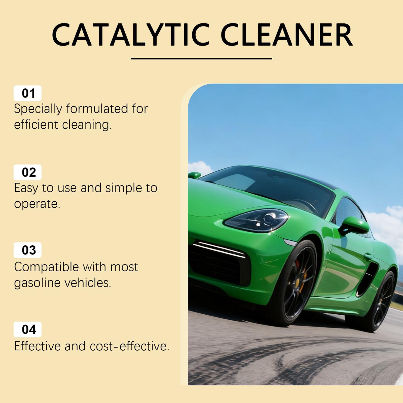 Generisch Catalizador Limpiador | 120 ml líquido removedor para la eliminación de Carbono | Limpiador para el de Escape | para el Mantenimiento del de, la bujía y