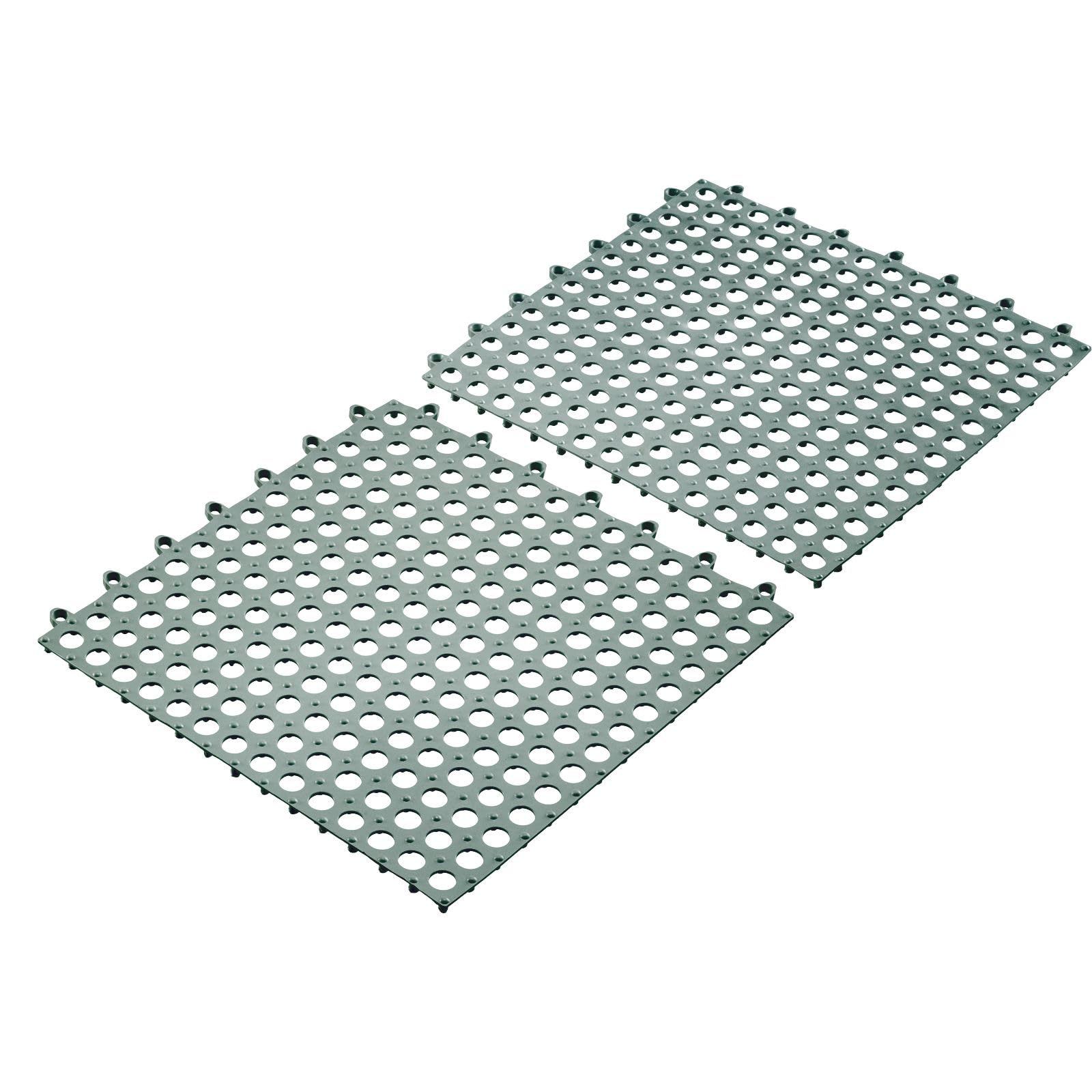 Westmark Draining mats Bar – Flexible Dish Rack mats for Drying Dishes, Cutlery and Glasses, Drying mats for the Sink – Plastic, 2 pcs.