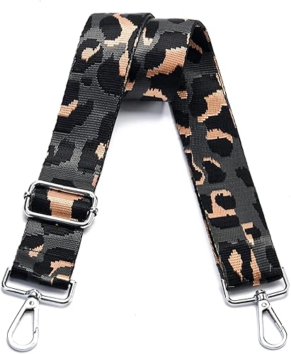 Miniatura 120 de Correa ancha para bolso, correa ajustable para bolsa cruzada, correas de hombro plateadas