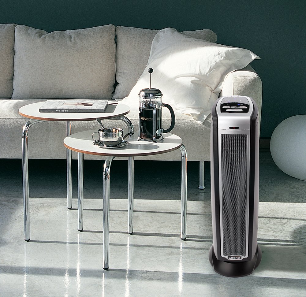 Amazon.com: Lasko 5790 Oscillating Ceramic Tower Heater with Remote  Control,Black 5790 : Home u0026 Kitchen