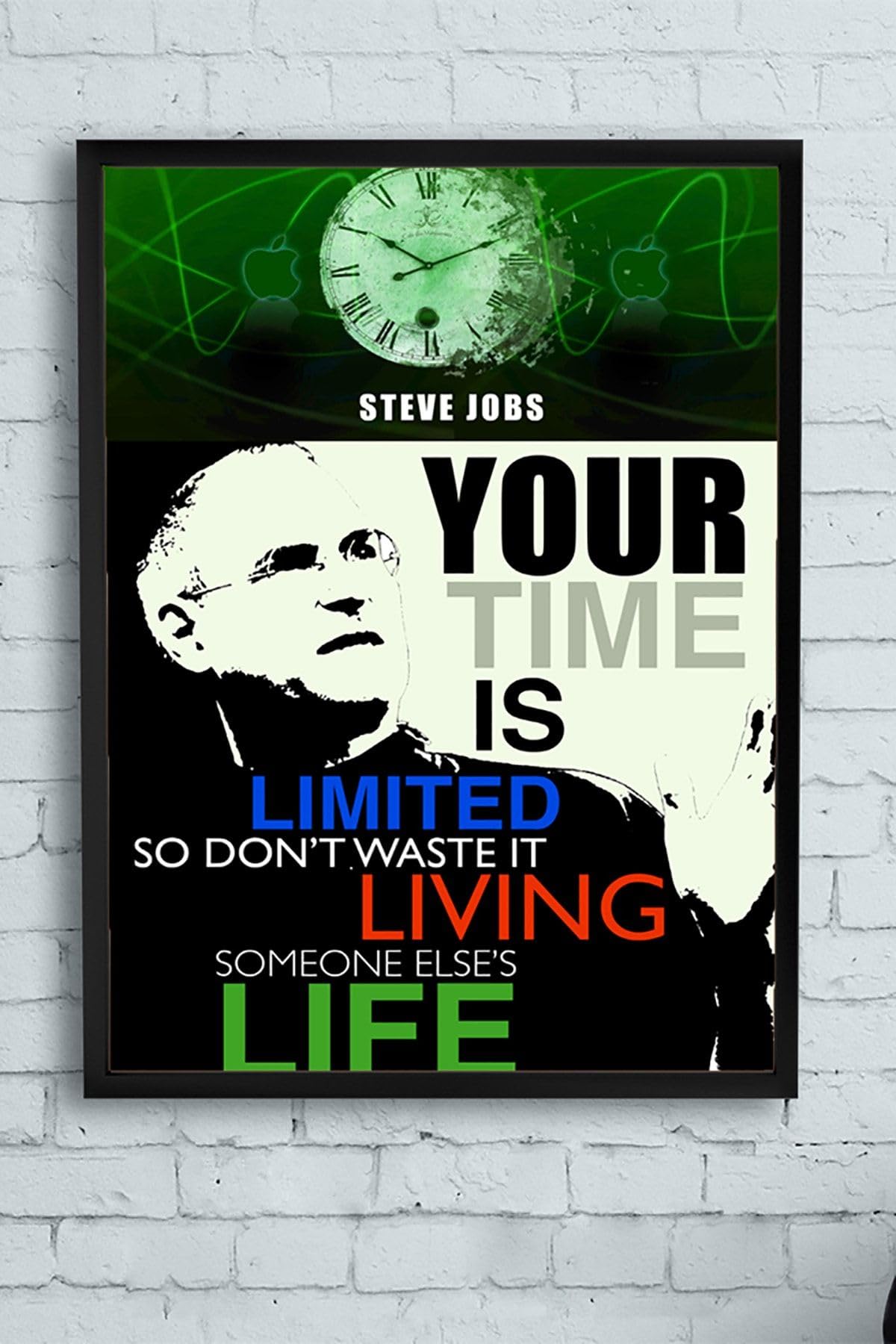Postermanya (pster13562) Your Time Girişimcilik Çerçeveli Tablo (50x70cm)