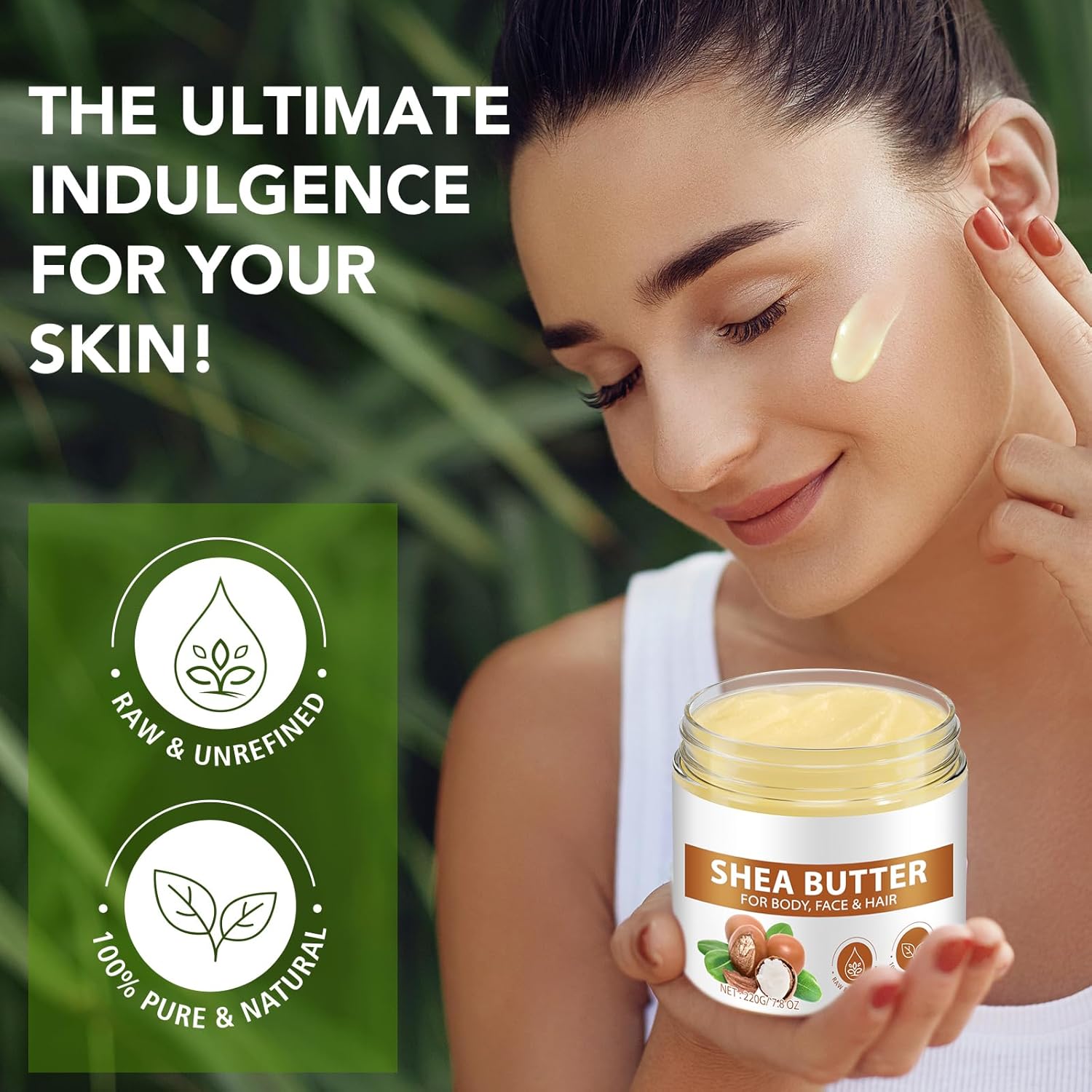 African Raw Shea Butter, Pure Unrefined Shea Butter Cream for Skin & Hair, Deep Moisturizer & Helps Protect Dry Skin(2 Pack) - Image 9