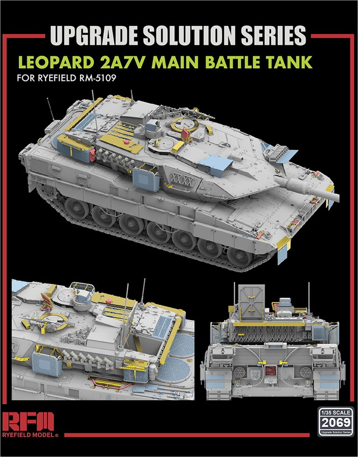 1/35 MM ドイツ連邦軍主力戦車 レオパルト2 A7V | HLJ.co.jp ライ