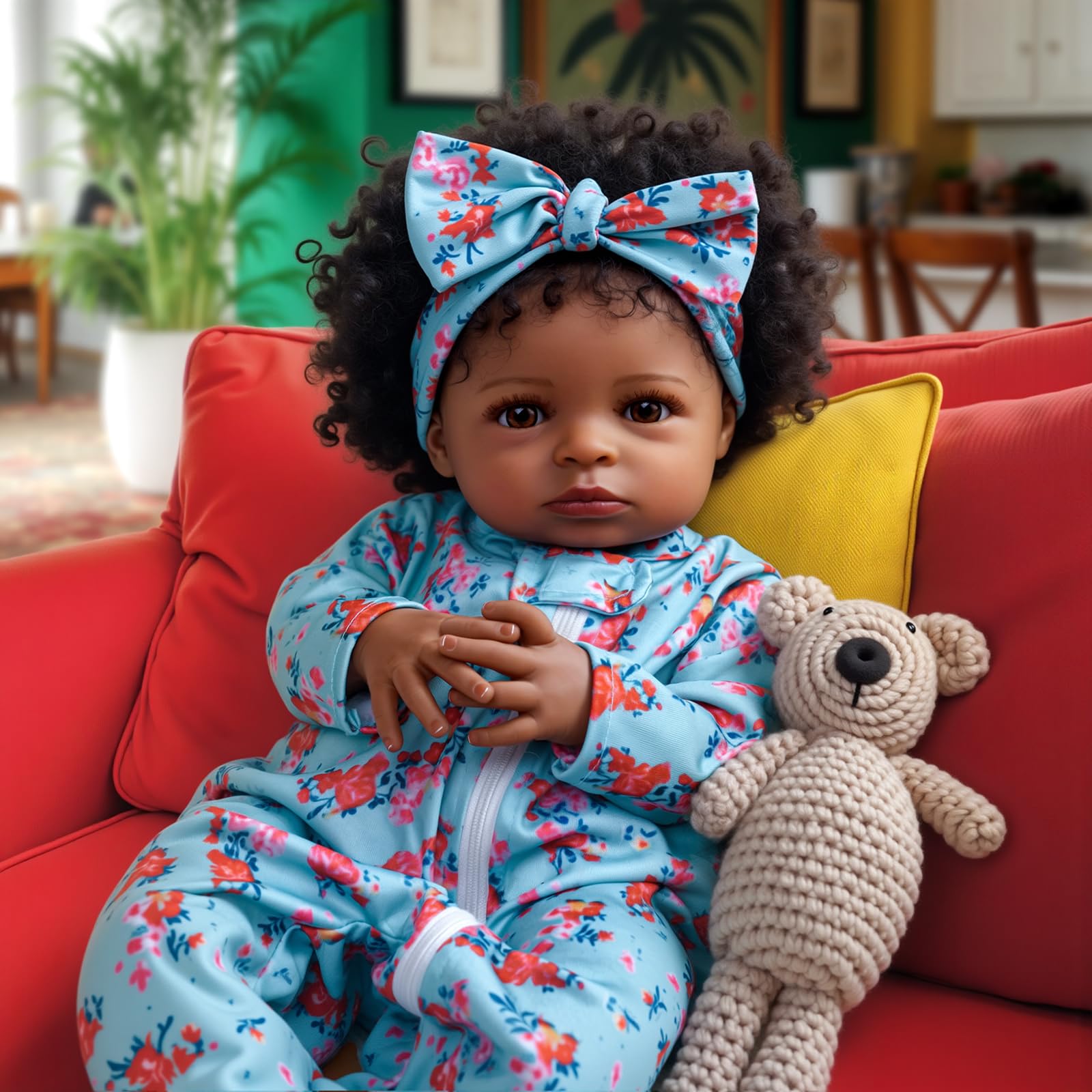 12/5日限定半額☆超特別価格　リボーンドール【正規品♡限定キット】新生児ベビー Amazon | ADFO 本物そっくり リボーンドール 18インチ リアルな黒人