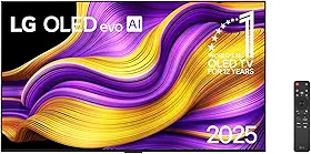 Smart TV 4K 65" LG OLED evo OLED65G5 Processador α11 AI Ger2 Painel 165Hz Intensificador de Brilho Máximo One Wall Design G-Sync FreeSync Dolby Vision Dolby Atmos