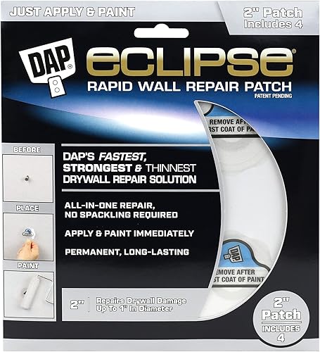 Vista 10 de DAP Eclipse Parche de reparación rápida de pared, 4 pulgadas (7079809163)