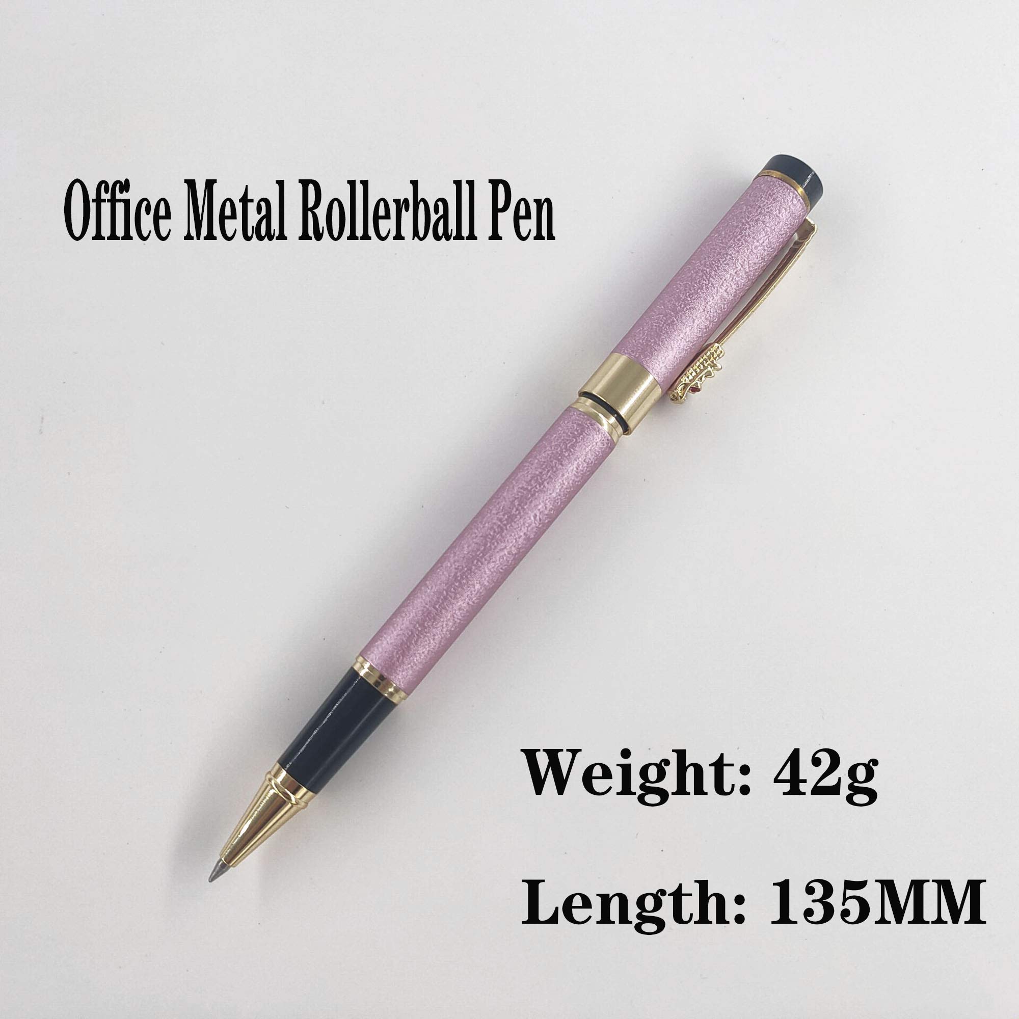 Stylo Roller Métal Élégant Accod Business Signature - Pointe Fine 0.5mm Avec 2 Recharges Et Coffret Cadeau Bleu