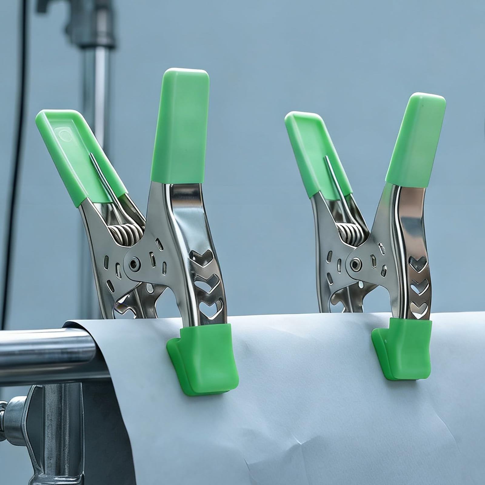 20 morsetti a molla da 15,2 cm, clip a molla in metallo resistente con apertura a ganascia larga 6 cm e manico antiscivolo per lavorazione del legno, teloni da campeggio e artigianato fai da
