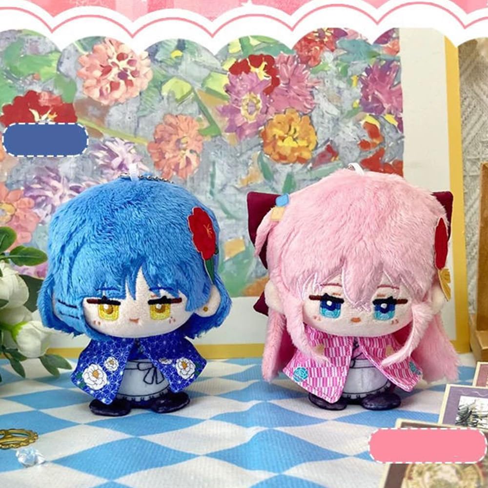 Goto Hitori Anime Plüschfigur Yamada Ryo Plüsch Cartoon Stoffpuppe Weich Niedlich Anhänger Kissen Mädchen Figur Dekoration 12 cm
