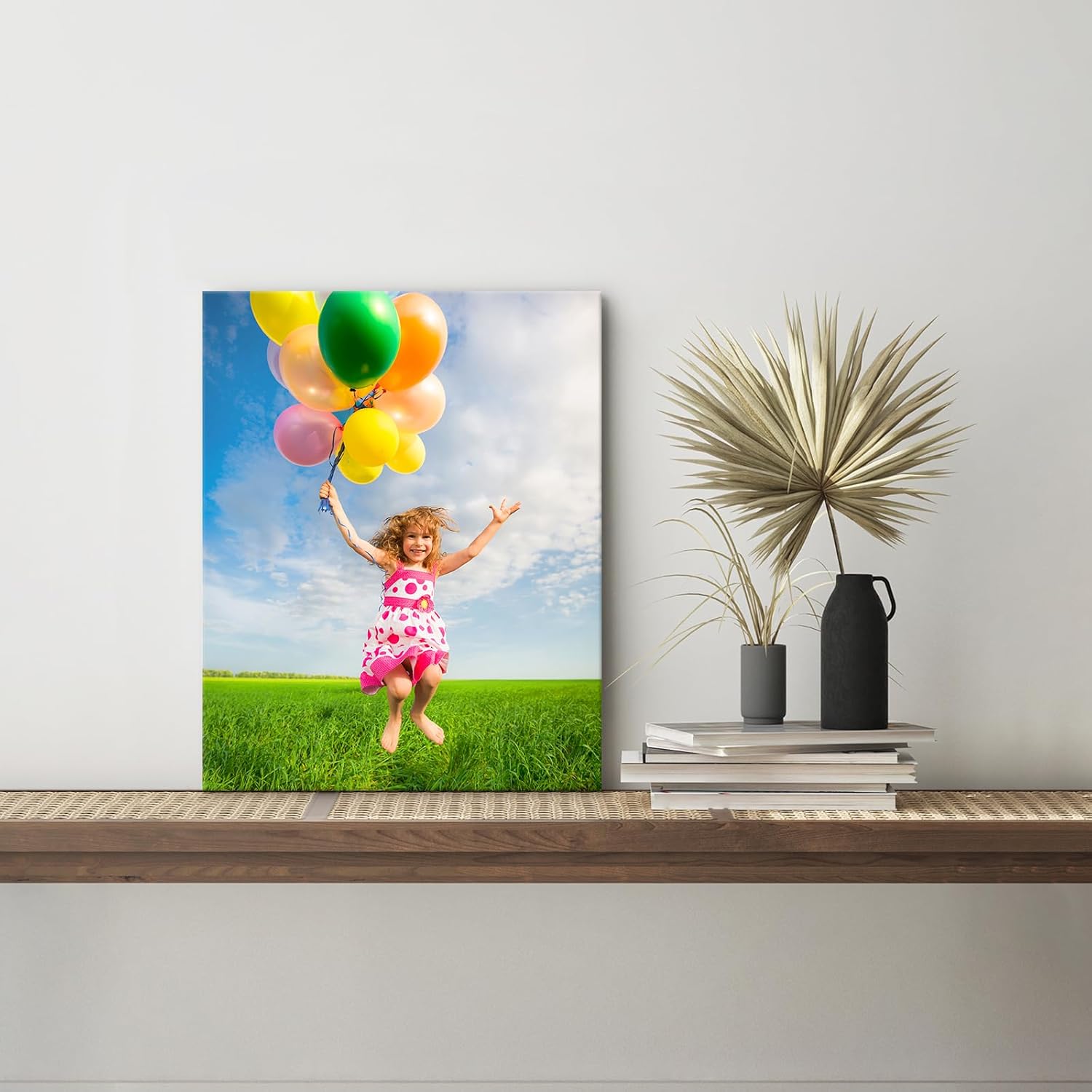 XQSJXM Canvas Prints With Your Photos, Custom Canvas Prints, Personalized Photo to Canvas Wall Art - 16"x 20"