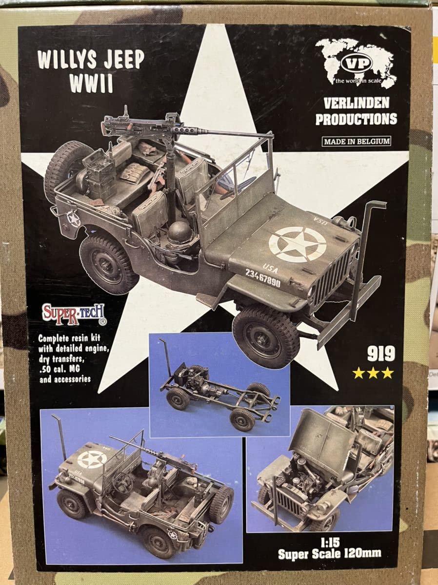 Amazon.co.jp: 絶版 1/15 WW2 WILLYS MB ジープ S.A.S改造キット バー 
