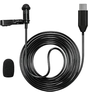 USB-C Mini Lavalier Microphone for iPhone 17/16/15