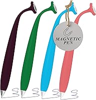 Vista 8 de Wellspring Wiggle Bolígrafos de escritura – Bolígrafo magnético con imán integrado para notas y listas de nevera – Bolígrafos recargables