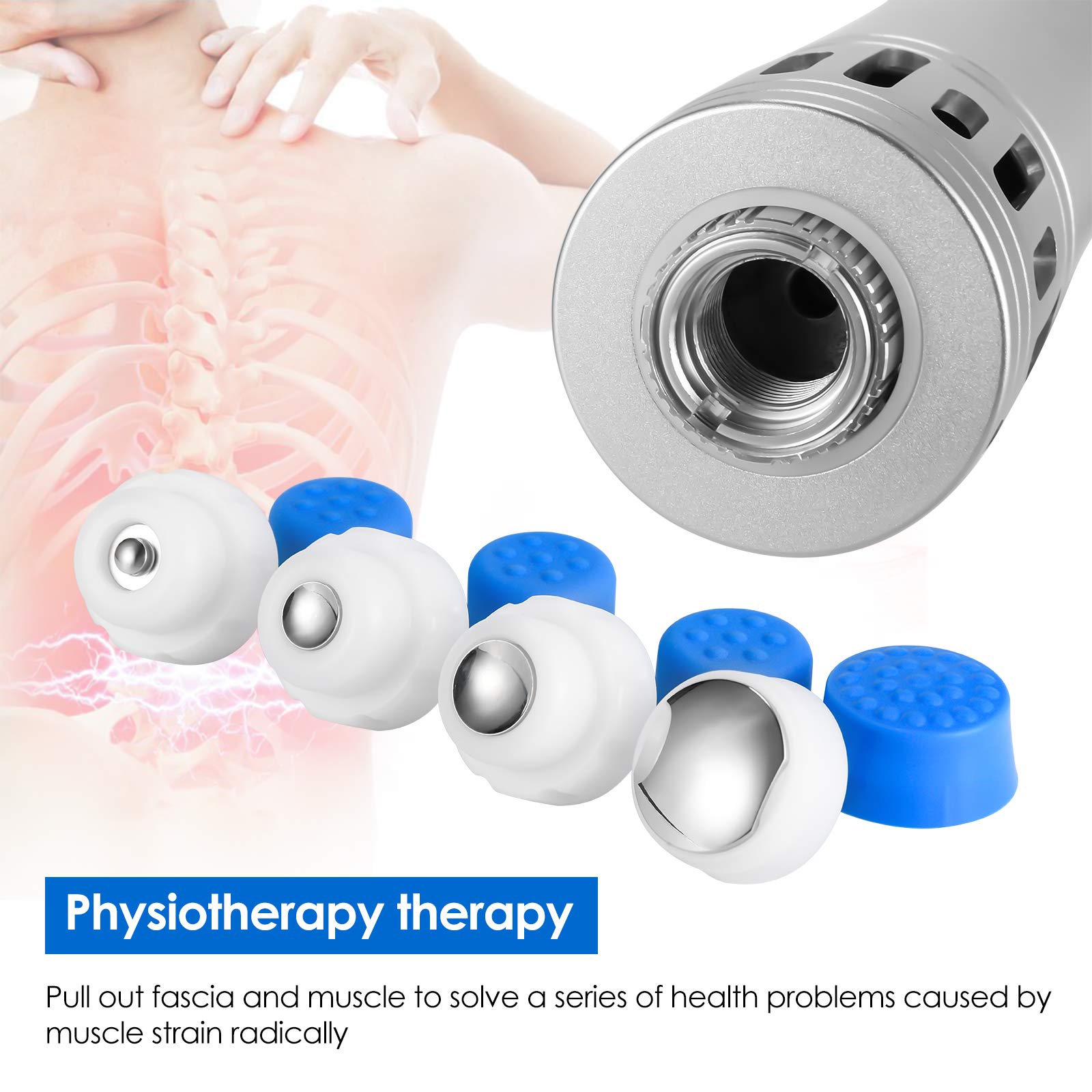 TELAM Máquina de terapia de ondas de choque Máquina de terapia de ondas de choque extracorpóreas electromagnéticas Mejora de la elasticidad de la piel Masajeador corporal
