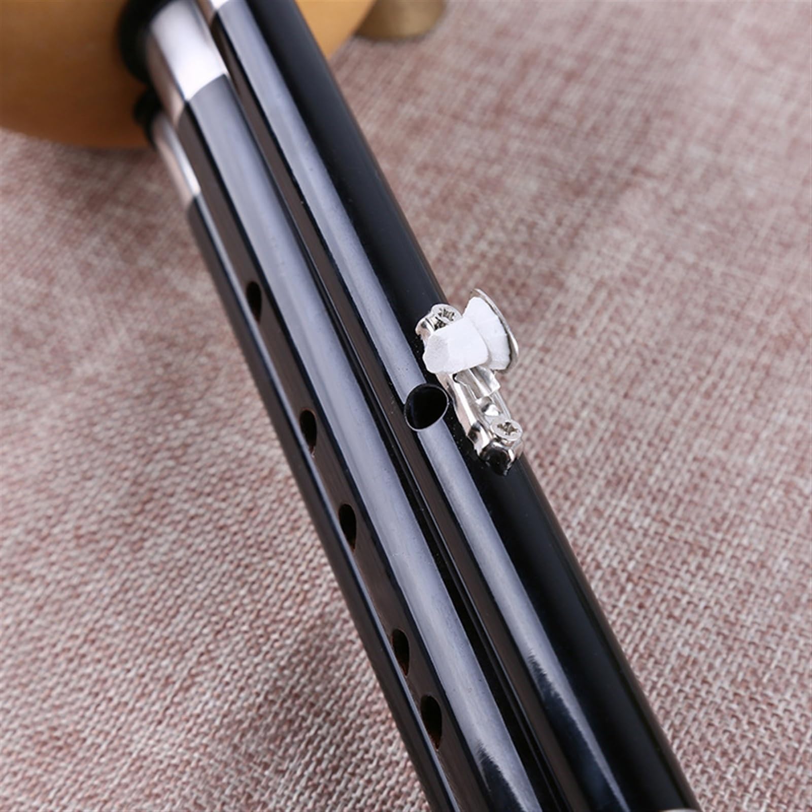 Natural Gourd Black Wood Gourd Flute Adult Beginner C Key/B Flat Hulusi Ethnic Musical Instrument Professionale Hulusi (Color : C key)