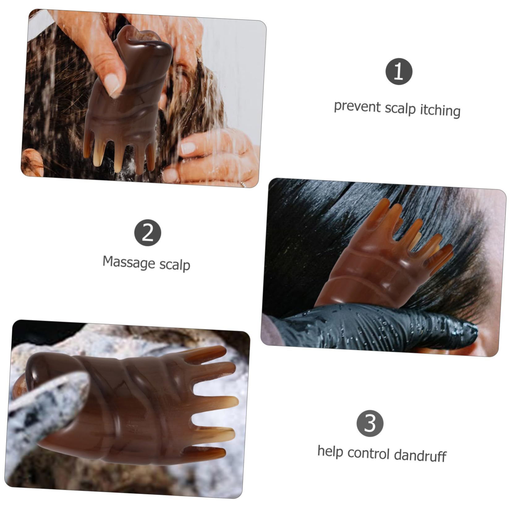 Gatuida 3 Stücke Kopfhaut Gesicht Kopfhaut Massage Werkzeug Shampoo Pinsel Kopfhaut Hairscalp Shampoo Reinigung Pinsel Massage Für Kopfhaut