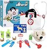 Click N Play Pretend Play Examine and Treat Pet Vet Veterinary Doctor Play Set For Animal Pets Dogs 16 Pieces