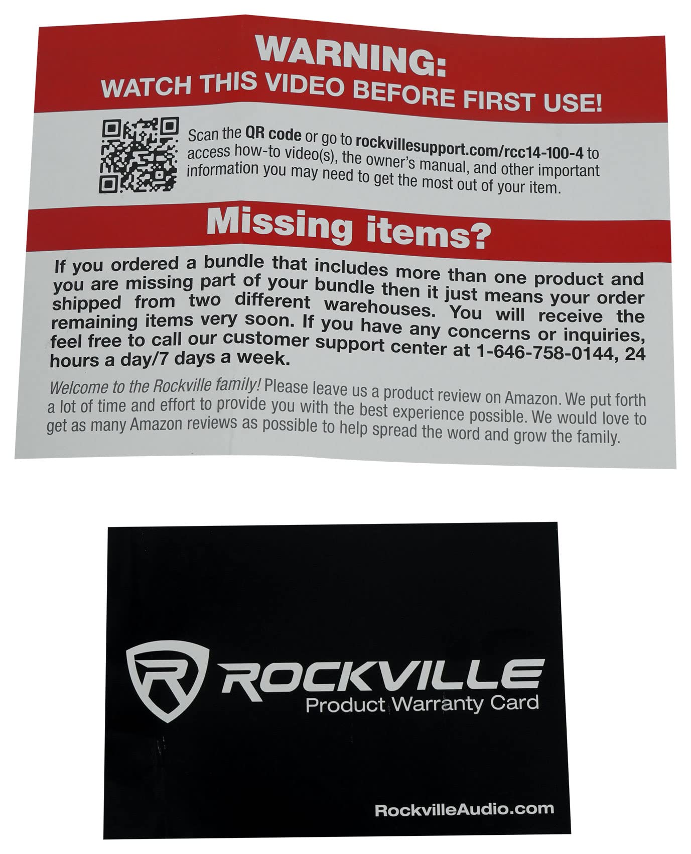 Rockville RCC14-100-4 14 AWG 30,5 m 4 conduttori cavo altoparlante CL2 in-wall, CCA, senza ossigeno, bassa resistenza, per Home Theater e sistemi audio