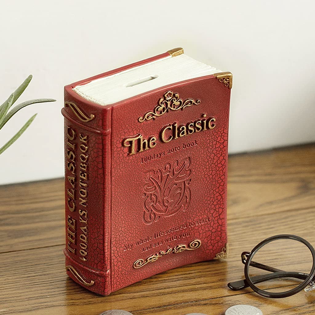 Amazon.co.jp: 本の形をした貯金箱手作り貯金箱クリエイティブ