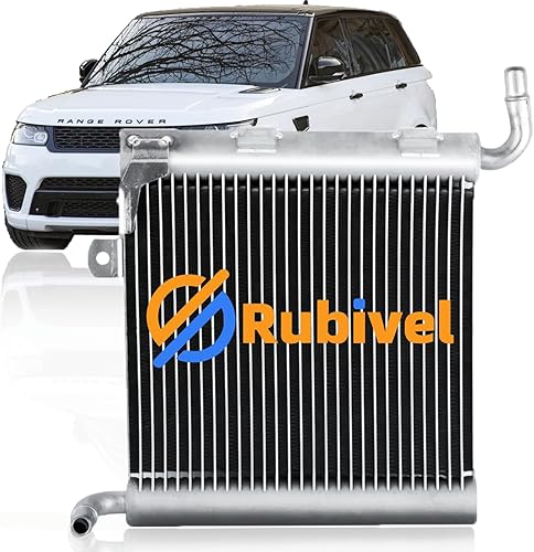 Rubivel Radiador de aluminio compatible con Land Rover Range Rover Velar 2017-2021 Jaguar F-Pace LR092120 2.0L 3.0L, radiador de refrigeración de