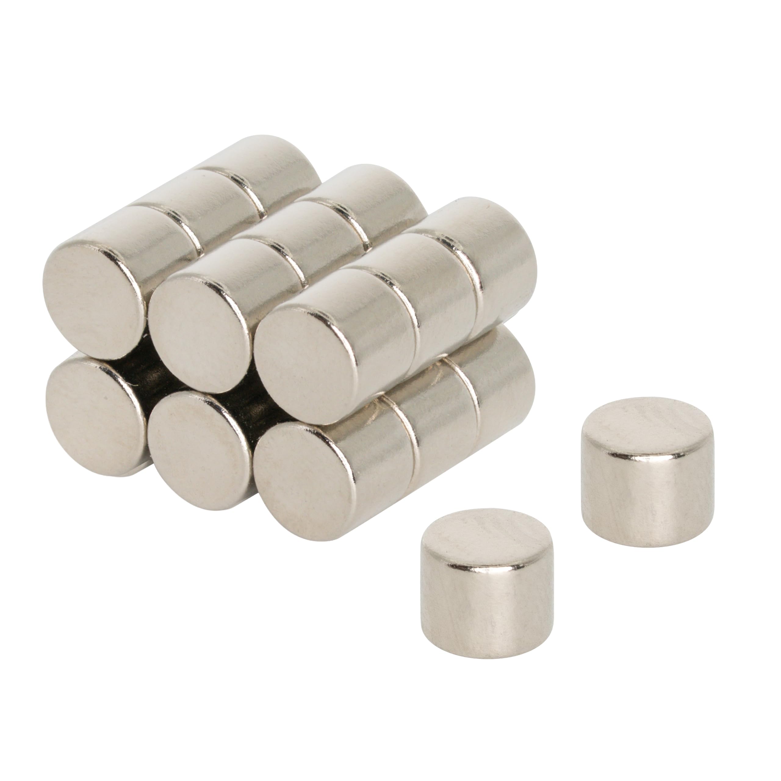 N42 Neodymium Magnet for Arts, Crafts, Model Making, DIY, Hobbies, Science, Office and Home - 5mm dia x 4mm thick - 0.86kg Pull - Pack of 20